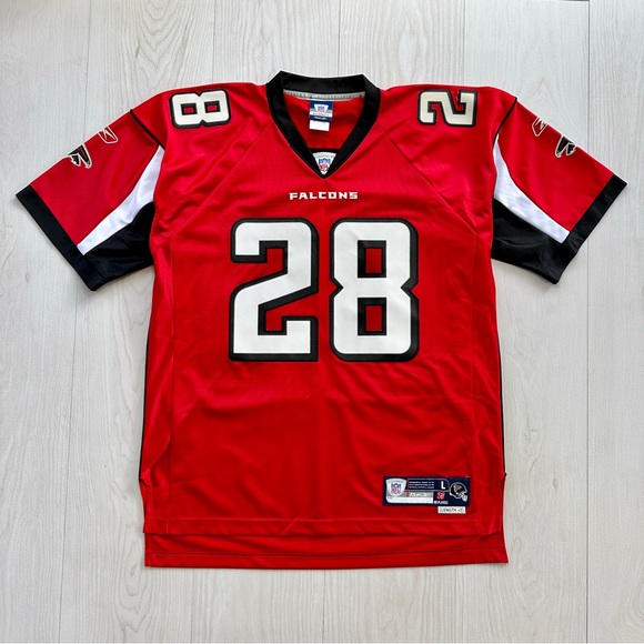 Vintage Reebok Warrick Dunn Falcons Premier Sewn Jersey Medium - Picture 1 of 5